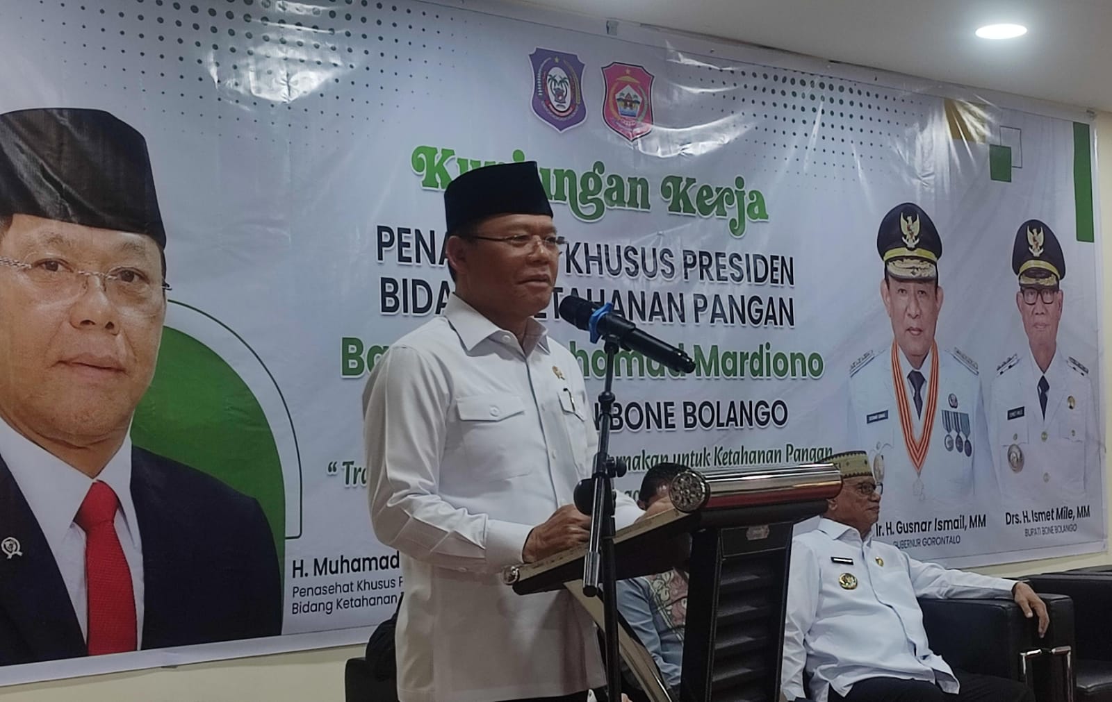 Utusan Khusus Presiden Bidang Ketahanan Pangan, Muhammad Mardiono.