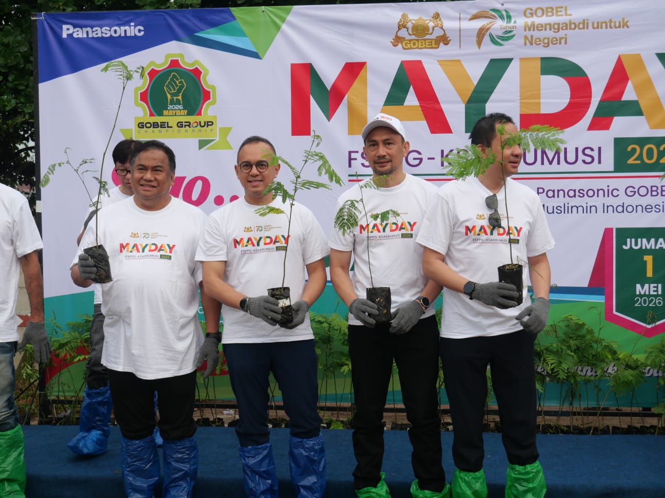 Keterangan foto : Panasonic Gobel Group memperingati Hari Buruh 2026 dengan menanam 1.500