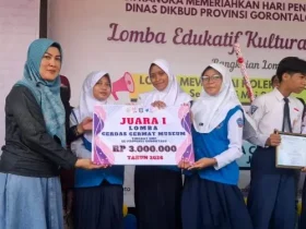 SMP Negeri 1 Tapa Sabet Juara LCC Museum Tingkat Provinsi ( foto : Harianpost.id)