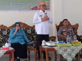 Pemerintah Kabupaten Bone Bolango menggelar Gerakan Pangan Murah di Kecamatan Tapa