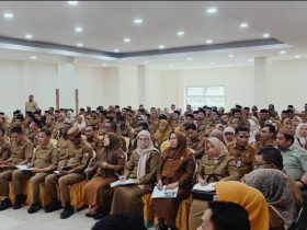 Keterangan : Bupati Bone Bolango Ismet Mile dorong reformasi birokrasi dengan menekankan transparansi, respons cepat, dan penguatan pengawasan internal. sumber : Ulanda.id