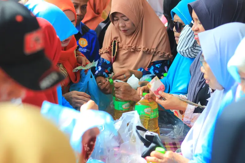 Gerakan pengan murah (foto : Hibata.id)
