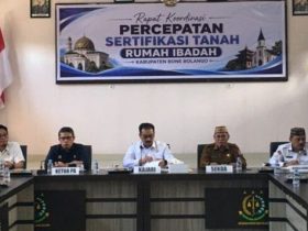 173 tanah wakaf di Bone Bolango telah dipetakan. (foto : Indra/Diskominfo)