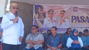 Pasar murah menjadi intervensi pemerintah membantu masyarakat. (sumber : ulanda.id)