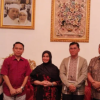 Senator Rahmijati Jahja menerima Sekda Bone Bolango Iwan Mustapa dan rombongan. (Sumber foto : Beritaa1.id)