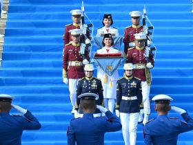 Keterangan : Prosesi kirab budaya dari kawasan Monumen Nasional (Monas) menuju Istana Merdeka menjadi pembuka rangkaian peringatan hari bersejarah bangsa Indonesia pada Senin, 17 Agustus 2026. Foto: BPMI Setpres